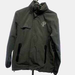 Loft 8 Degrees Grey Light Activewear Waterproof Jacket Size Small